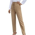 Cozirly Wide Leg Cargo Sweatpants for Women Flare Pants Sweat Pants