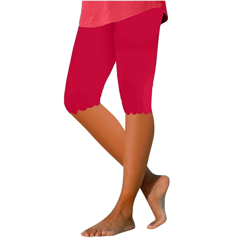 Cozirly Womans Plus Size Shorts Retro Basketball Shorts Plus Size Pull On Shorts Womens Jogging Shorts Hot Pink L