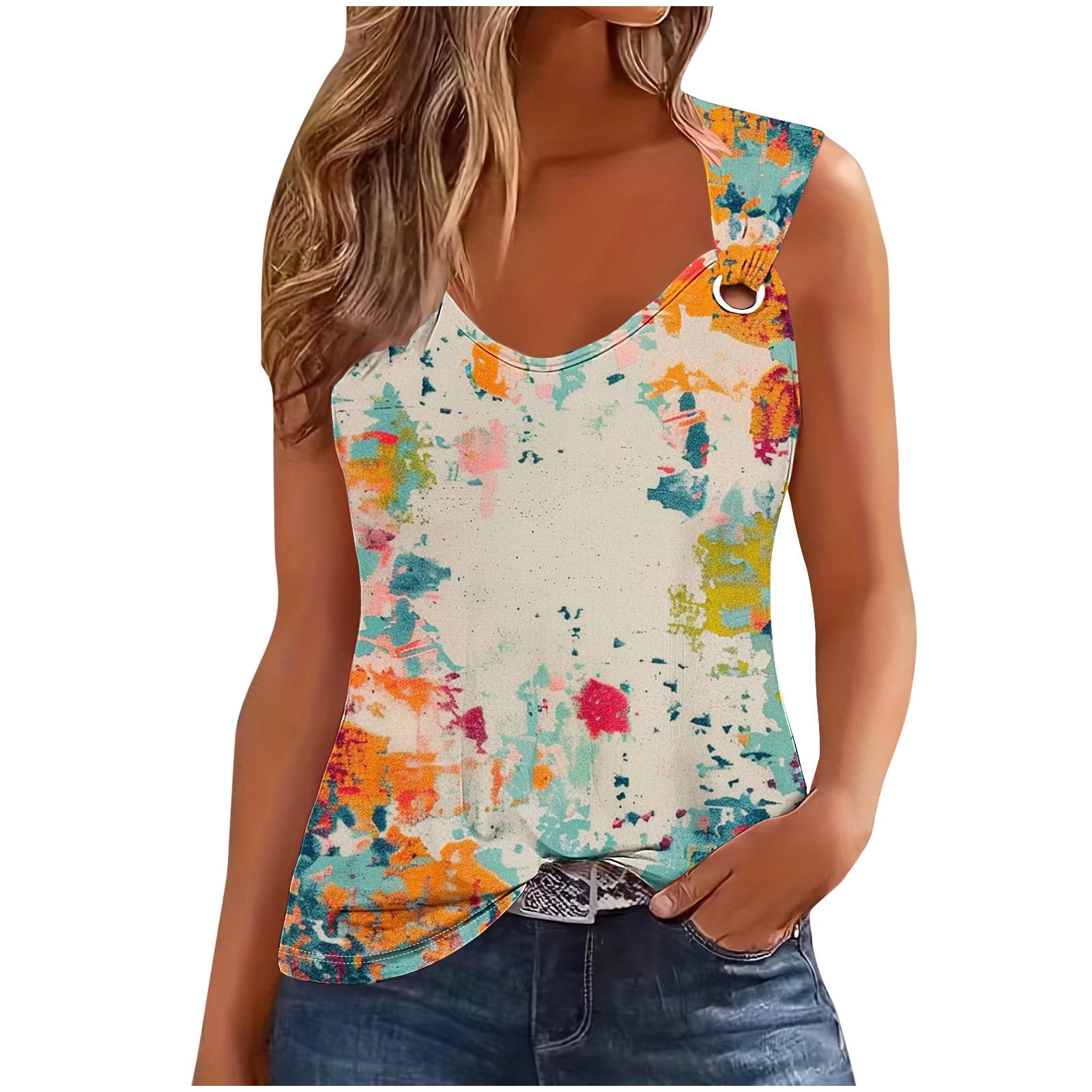 Cozirly Womens Exercise Tank Tops Girls Athletic Tank Tops Sleeveless