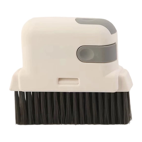 Cozival 2 in 1 Window Track Cleaner Brush, Hard Bristle Groove Crevice Cleaning Tool with Scraper, Multifunctional Brush for Sliding Door Track & Window Sill