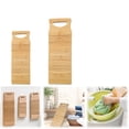 thumbnail image 1 of Cozival Bamboo Washboard, Natural Bamboo Washboard, 15Mm Thick Old Fashioned Scrub Board for Hand Washing Clothes, Durable Household Laundry Tool, Hand Laundry Board, F, 1 of 9