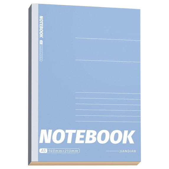 Cozival Composition Notebooks Campus A5 Lined Notebook Journal Notebook, 80 Pages, College Ruled, for Schoolwork, Study, Note-Taking