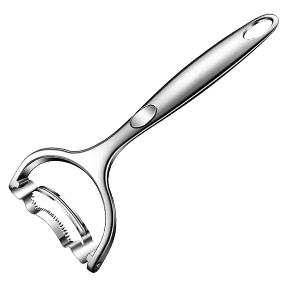 Cozival Corn Stripper Tool Stainless Steel, Corn on the Cob Kernel Remover, Kitchen Gadget for Corn Prep, Silver