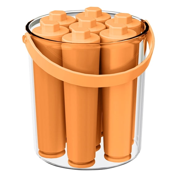 Cozival Ice Stick Tray for Water Bottles, Quick Release Long Ice Cube Mold with Lid, Sturdy PET Ice Maker, Dishwasher Safe, for Juice, Drinks, Home Bartenders, Entertainers