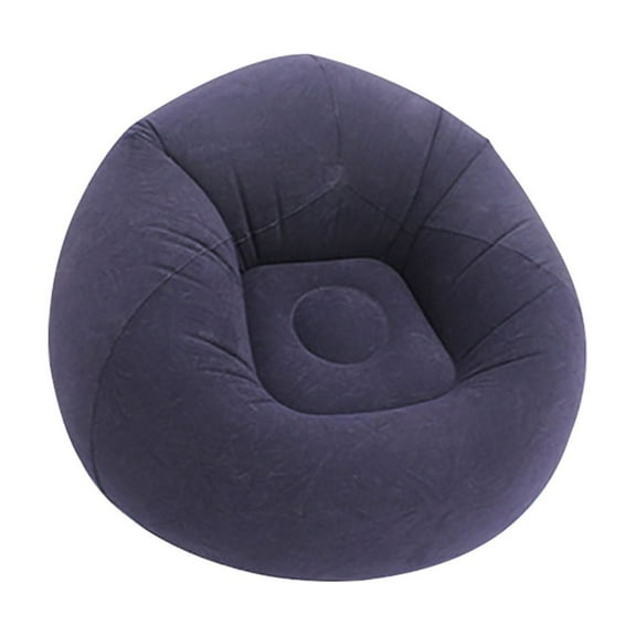Cozival Inflatable Couch - Lightweight Bag Chair for Adults - Quick Inflation, No Pump Needed, Portable & Compact - Perfect for Camping, Home, Beach, Dorm -Relieves Back Pressure, Blue