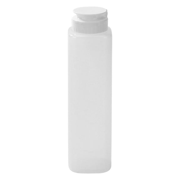 Cozival Leak Proof Squeeze Bottle 200ml, Precision Oil Dispenser with Scale for Vinegar Soy Sauce Dressing, Plastic Condiment Container for Kitchen BBQ