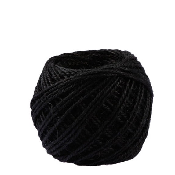 Cozival Natural Jute String 40M - Eco-Friendly Diy Craft Rope for Handmade Knitting & Wrapping, Vintage Brown, Strong & Flexible, for Gift Wrapping, Gardening, Stationery, Biodegradable & Easy to Cut