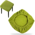 thumbnail image 1 of Cozival Non-Slip Seat Protector, Stool Cover - Non-Slip Square Seat Cover for Wedding/Bar/Hotel, Vanity Stool & Dining Chair Protector, Durable Stretchable Fabric, Stool Cover, Green, 1 of 5