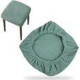 thumbnail image 1 of Cozival Non-Slip Seat Protector, Stool Cover - Non-Slip Square Seat Cover for Wedding/Bar/Hotel, Vanity Stool & Dining Chair Protector, Durable Stretchable Fabric, Stool Cover, Mint Green, 1 of 4