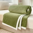 thumbnail image 1 of Cozival Pineapple Grid Summer Cooling Blanket - Double Cold Effect & Heat-Wicking Fabric - Lightweight & Breathable for Hot Sleepers - Ideal for Ac Rooms, Office Naps & Travel, 1 of 7