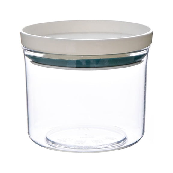 Cozival Plastic Food Container, Transparent Food Storage Jar - Bpa-Free Plastic Grain Container with Locking Lid, Kitchen Pantry Organizer for Rice/Nuts/Cereal, Pantry Organizer, A