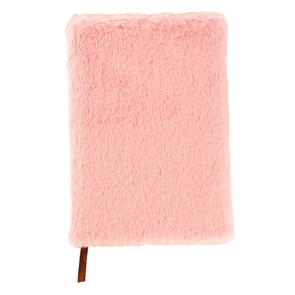Cozival Plush Fuzzy Cover Lined Notebook, 160 Pages Journal With Ribbon Bookmark, 8 Color Options, 21X17Cm Soft Diary For Writing Notes And Planning, Cute Stationery Gift