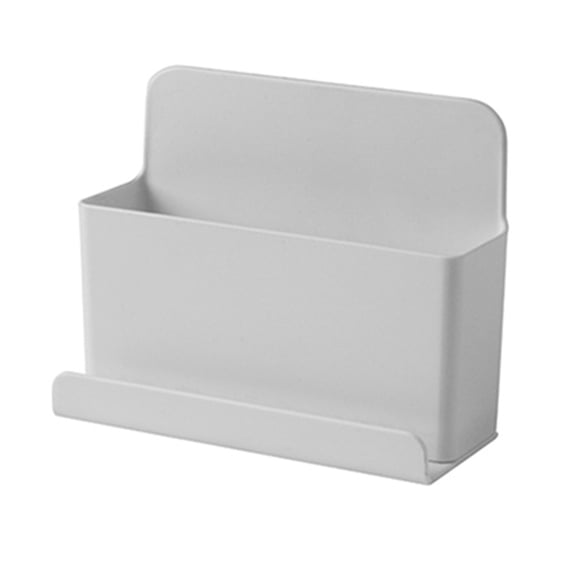 Cozival Remote Control Holder Box - Desk Organizer Shelf for Tv Ac Controllers, Wall Mountable Or Tabletop Storage Bin, Minimalist Home Office Housekeeping Container, Desk Organizer Box