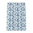 thumbnail image 1 of Cozival Shower Curtain, Peva Shower Curtain, Thickened Blue and Green Square Bathroom Partition with Hooks, Waterproof for Home Use, Waterproof Bathroom Curtain, Mint Green, 1 of 2