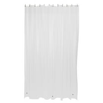 Cozival Shower Liner, Clear Heavy-Duty Peva Shower Curtain Liner, 8-Gauge Waterproof Bathroom Barrier with Magnetic Weights, 36 X 72 Inches, Machine Washable, Clear Shower Curtain, Clear