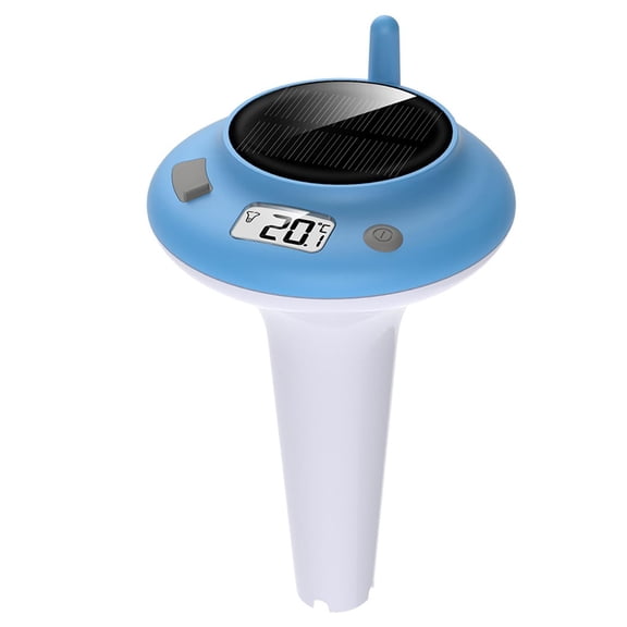 Cozival Wireless Pool Thermometer Floating, IPX8 Waterproof Digital Water Temperature Sensor with Indoor Display for Swimming Pool Hot Tub Spa Pond