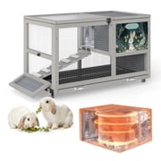 Coziwow Cat Enclosure Catio Cat House Cage Shelter Outdoor W/ Asphalt Roof, Orange