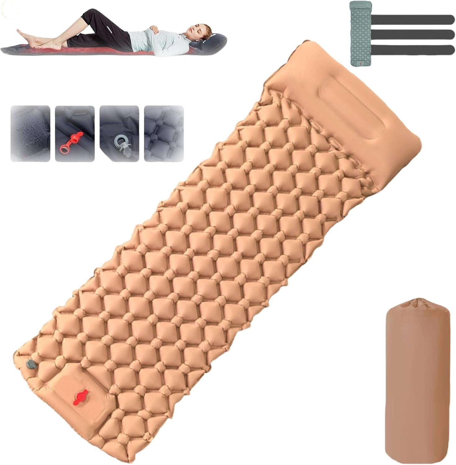 Matelas gonflable Elementerre Locarno 2 - Achat de matelas de camping Matelas gonflable Elementerre Locarno 2 - Achat de matelas de camping