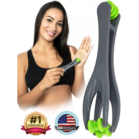 Cozlow Finger Massager, Dual-Sided Hand Massage Roller for Arthritis Pain Relief, Carpal Tunnel Therapy