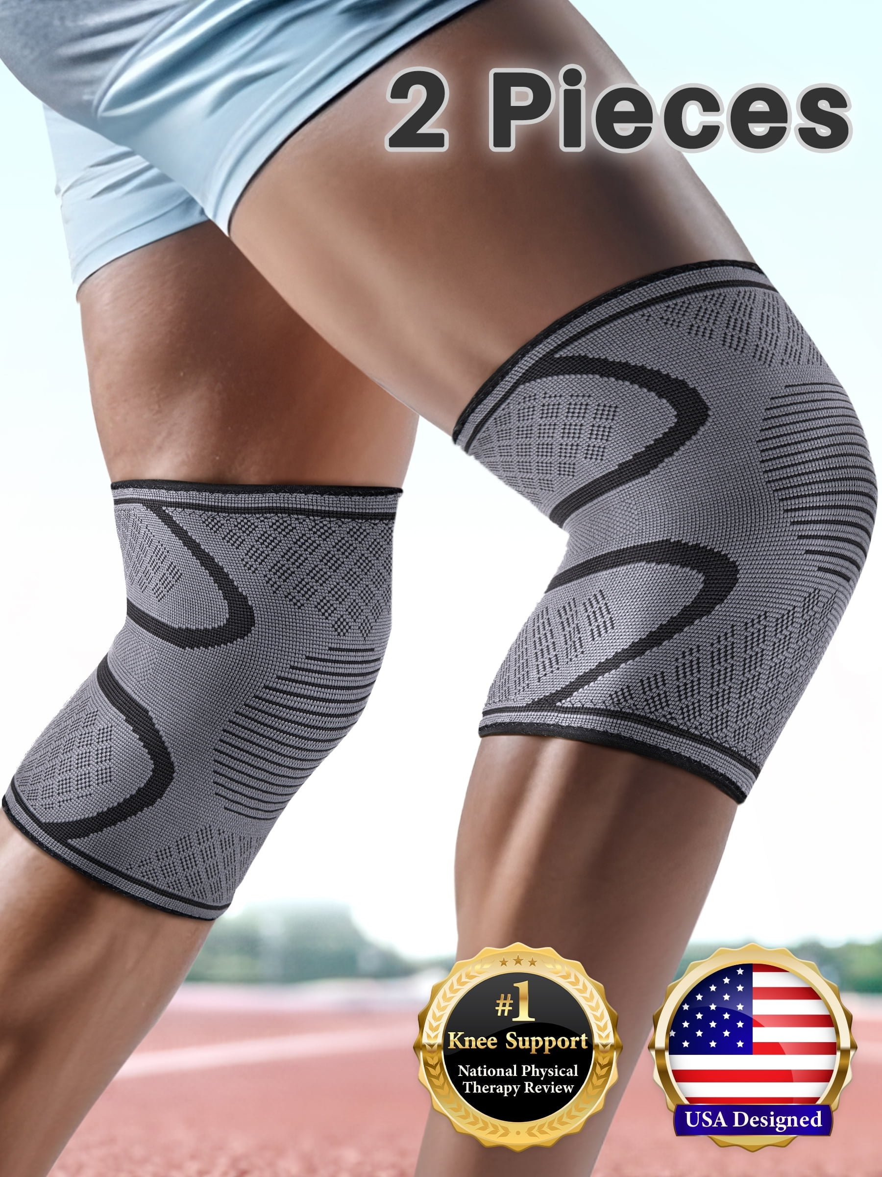 Altsales Patella Strap Knee Brace Support, Knee Leg Support Pad Protector Wrap  Sleeve for Arthritis, ACL, Running, Basketball, Meniscus Tear 
