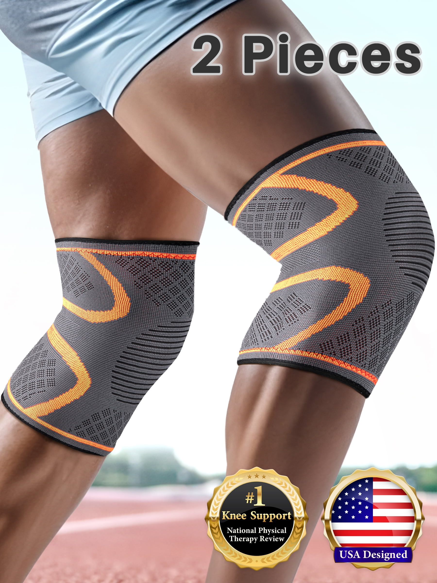 Mueller 4way stretch premium knit knee support mediumlarge walmart