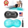 thumbnail image 1 of Cozlow Peanut Ball for Exercise & Fitness, Physical Therapy, Rehab & Labor, 2 Piece Set, 1 of 8