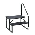 COZONY RV Stairs 2 Step, Hot Tub Steps with Handrail, Portable Ladder