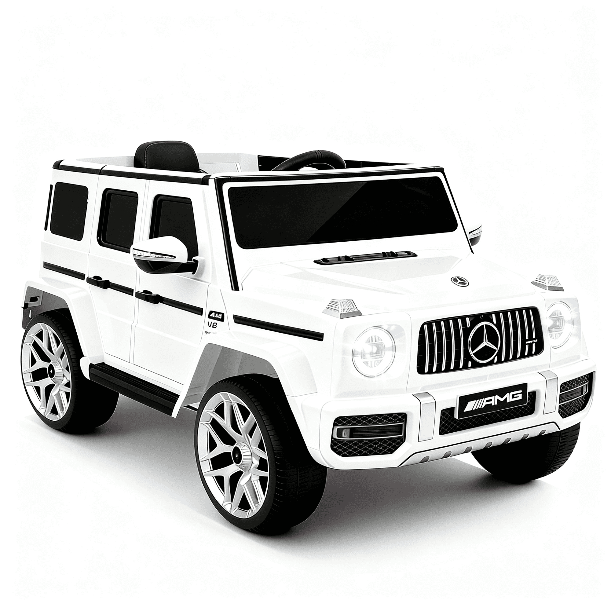 Cozphia Licensed Mercedes-Benz AMG G63 Ride on Car,12V Electric Vehicles with Remote Control,Rechargeable Battery,Flickering Lights/LED Lights, Bluetooth,Music