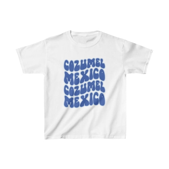Cozumel Mexico Kids Shirt Gifts Boys Girls Youth Tee Tshirt