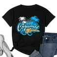 thumbnail image 1 of Cozumel Mexico Souvenir Gift For Traveler Women T-Shirt Black Small, 1 of 5
