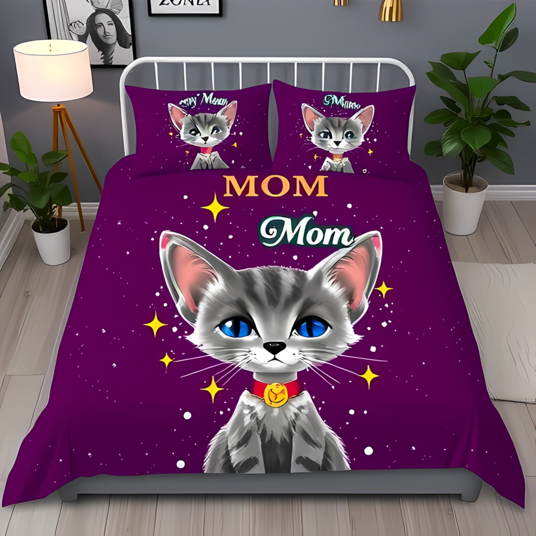 Feline Dreams Duvet Cover Set NCU0DDK283