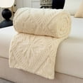 thumbnail image 1 of Cozy Air Conditioning Blanket - Lightweight Fleece Throw for Summer Use - Perfect for Sofa Bed and Office Nap with Breathable Material, 1 of 6