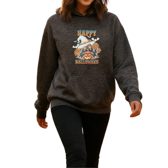 Cozy Bat Hoodie Halloween Hoodie for Men and Women, Unisex Pullover Hooded Sweatshirt, Comfortable Cotton Poly Blend, Casual Fall Seasonal Outfit