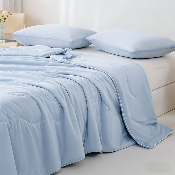 Cozy Bliss Cooling Comforter, Cooling Blankets for Hot Sleepers and Night Sweats 110X150CM, #G