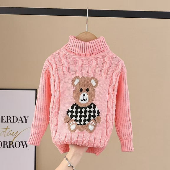 Cozy Boys Knitted Sweater Soft Round Neck Pullover Top for Fall and Winter Seasons Comfortable Casual Wear