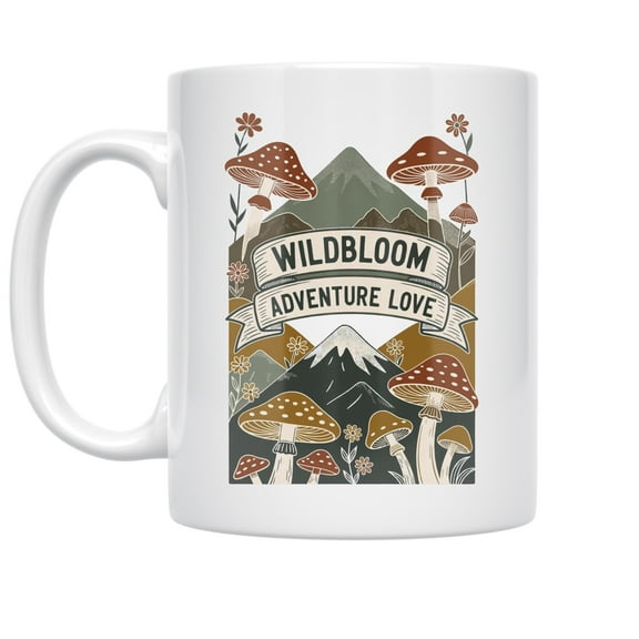 Cozy Campfire Design - Outdoor Enthusiast - 11 oz Ceramic Coffee Mug
