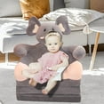 thumbnail image 1 of Cozy Cartoon Kids Sofa Foldable Chair for Baby Girls & Boys Lazy Lounger Seat for Playrooms & Bedrooms!, 1 of 4