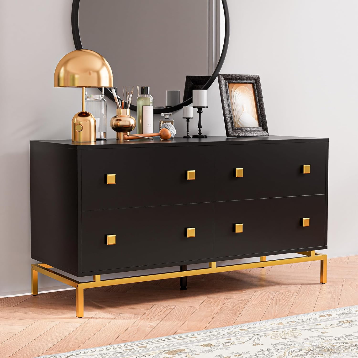 Extra wide black dresser deals