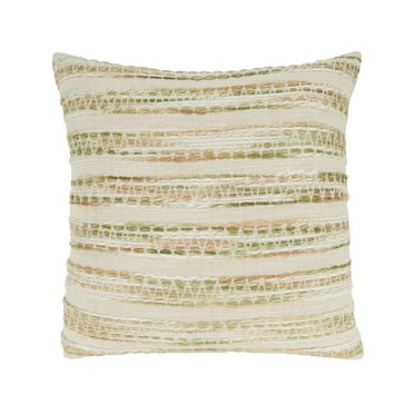 Cozy Chic Striped Woven Throw Pillow Cover