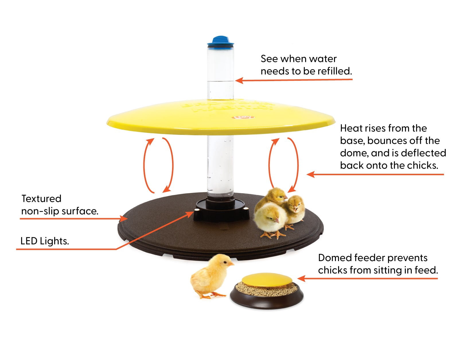 Cozy Chickens Premium Chick Brooder Habitat PLUS Includes Water Tube ...