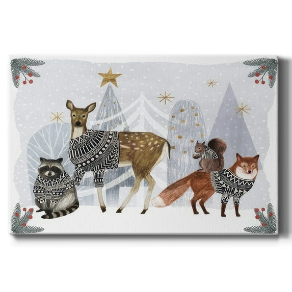 Cozy Christmas Collection A- Gallery Wrapped Canvas