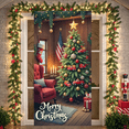 thumbnail image 1 of Cozy Christmas Decoration Merry Christmas Holiday Tree Banner for Christmas Party Indoor Celebration Festive Decor, 1 of 9