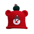thumbnail image 1 of Cozy Christmas Knit Beanie For Women Men Fun Holiday Party Hat Cute Xmas Stocking Cap Soft Yarn Winter Earflap Cap For Family, 1 of 4