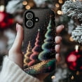 thumbnail image 1 of Cozy Christmas Tree Elegant Glitter Night Holiday Phone Case 17 16 15 14 13 12 11 Pro Max, 1 of 2