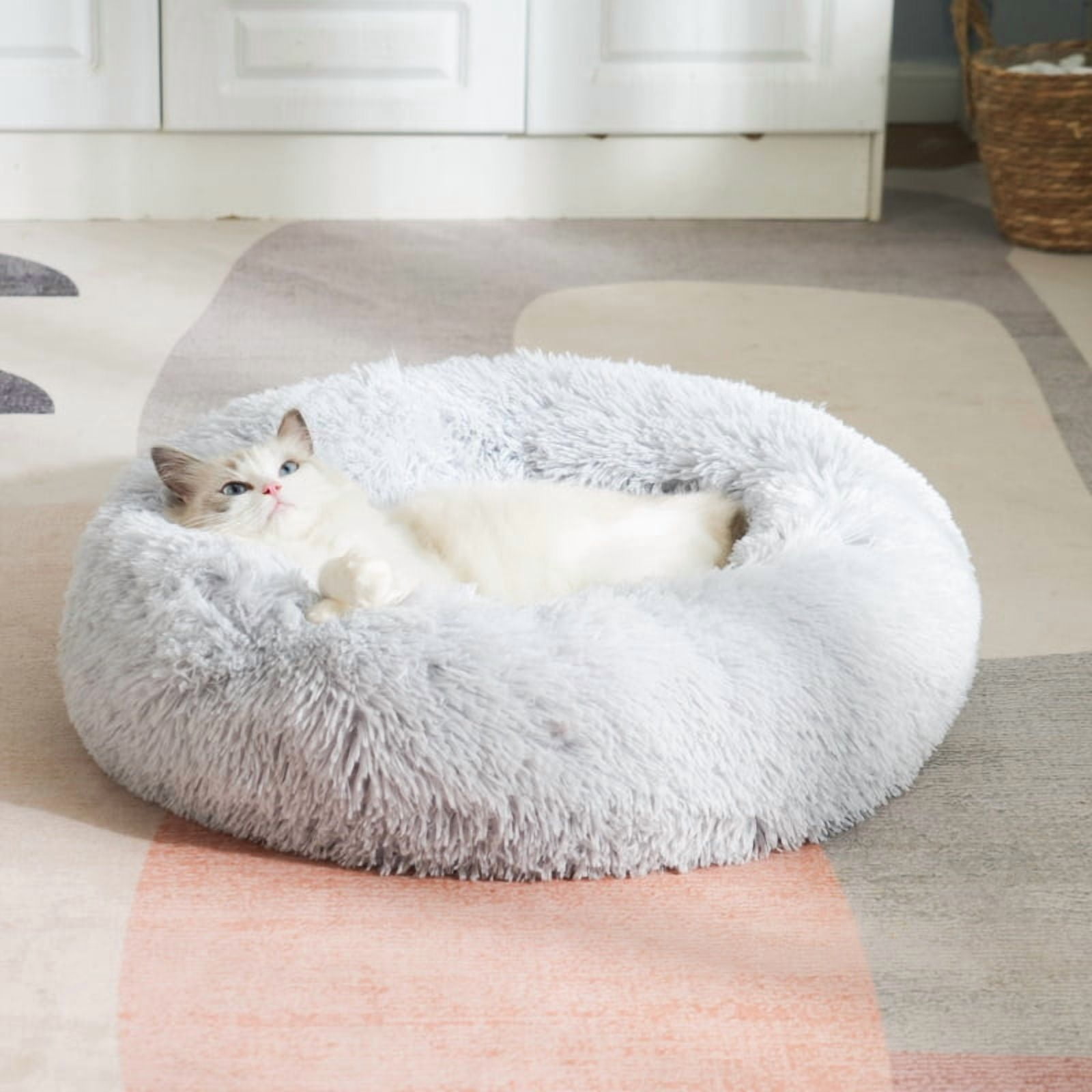 Photo inspiration: Gallery Detail: Cozy Circular Cat Bed Small Dog Nest Soft Warm Pet