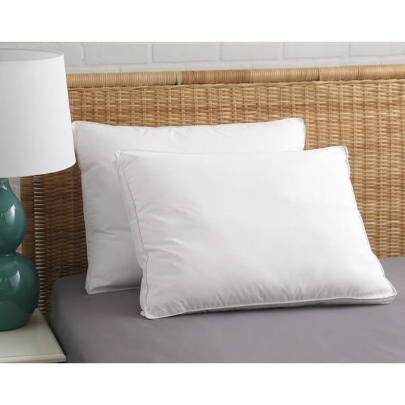 Cozy Classics Comfort Pure Allergen Barrier Pillow 2 inch Gusset by - White Standard