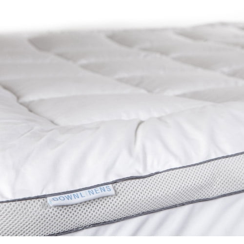 Twin White Down Alternative Thermoregulating Mattress Pad