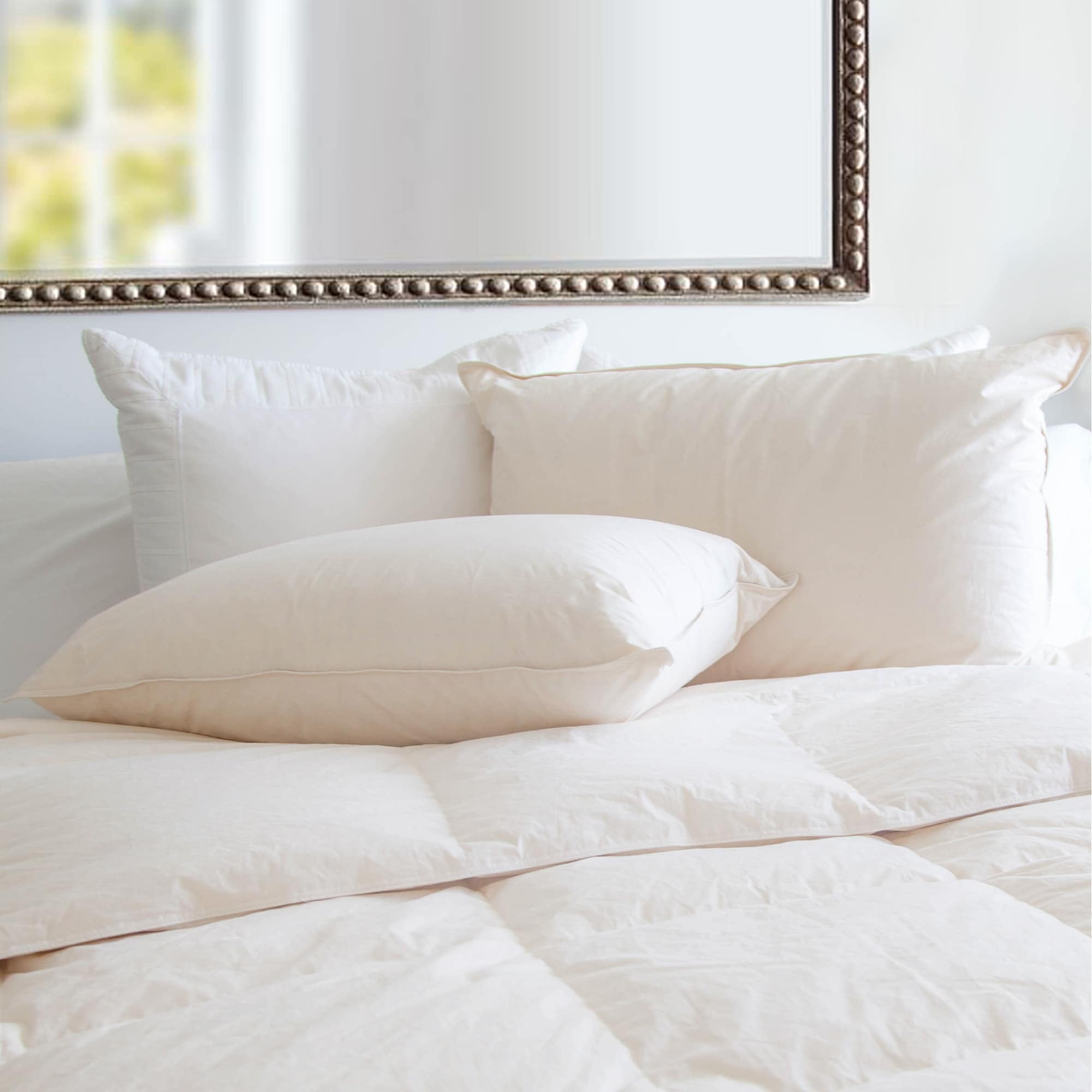 King White Organic Cotton Hypoallergenic Pillow