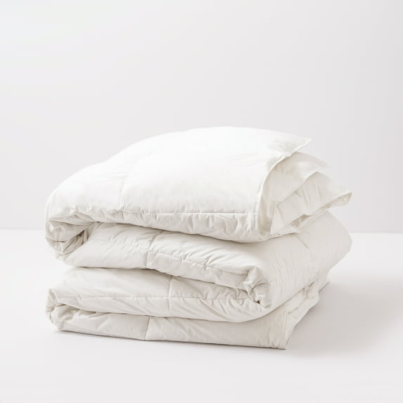 Cozy Clouds All Season Cotton Twill Down White Full/Queen Comforter