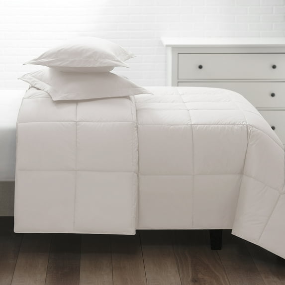 Cozy Clouds All Seasons Cotton Twill White Standard Shams